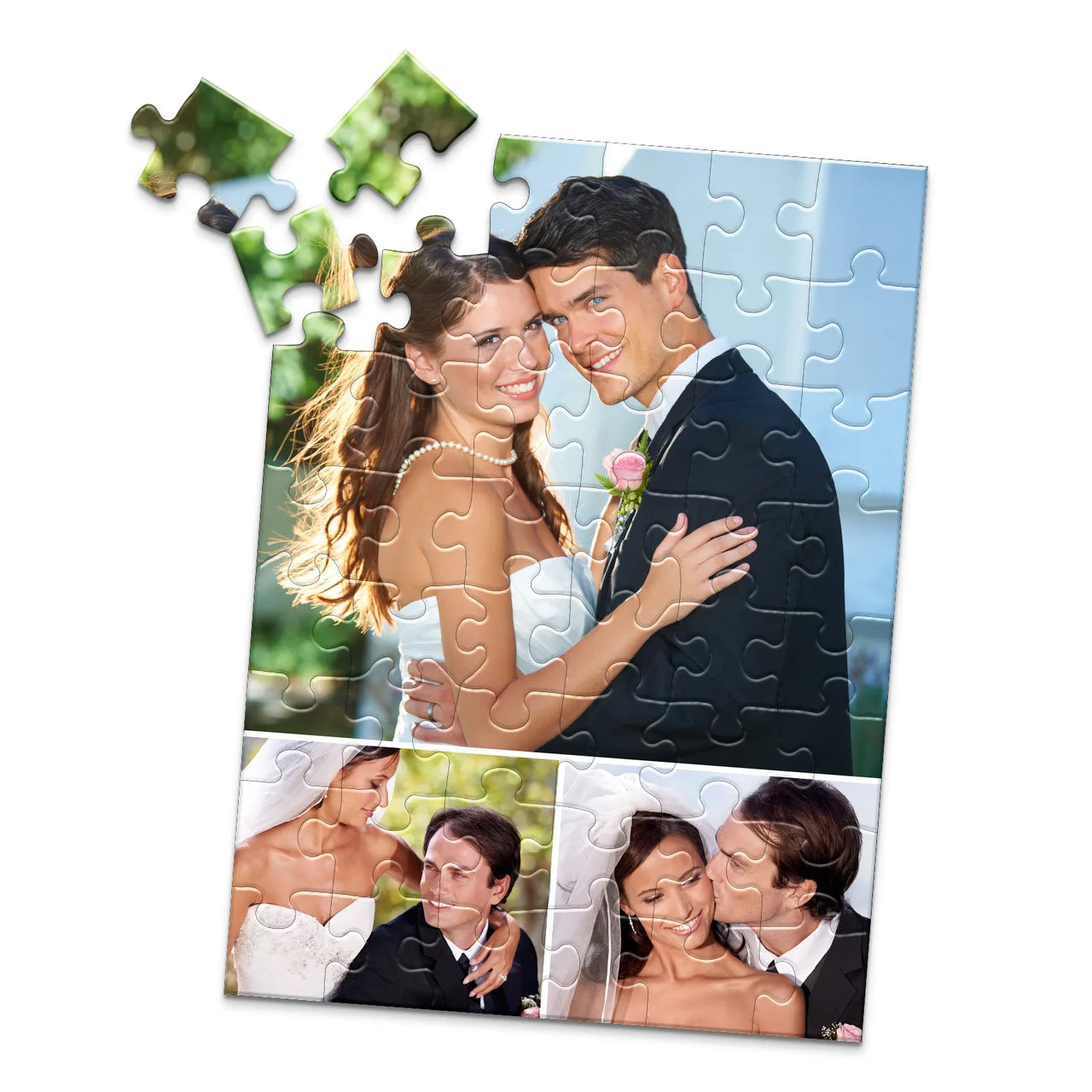3 Collage Hero Grid Photo Puzzle – Portrait - 48 piece