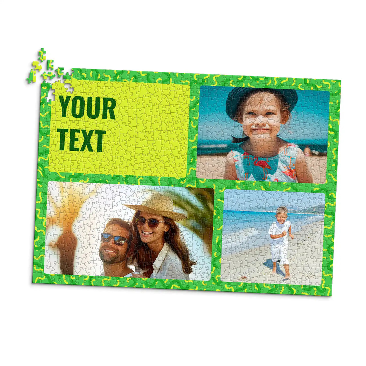 3 Collage Text Summer Photo Puzzle - 1000 piece