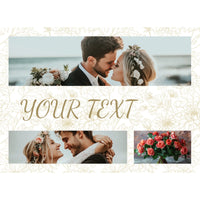 3 Collage Text Elegant Photo Puzzle