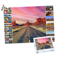 40 Collage Feature Photo Puzzle – Center - 1000 piece and box