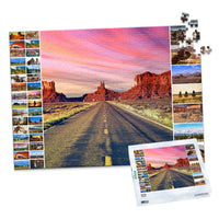 40 Collage Feature Photo Puzzle – Center - 500 piece and box