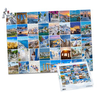 40 Collage Grid Photo Puzzle – Landscape - 1000 piece and box