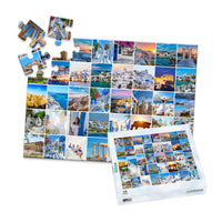 40 Collage Grid Photo Puzzle – Landscape - 48 piece and box