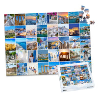 40 Collage Grid Photo Puzzle – Landscape - 500 piece and box