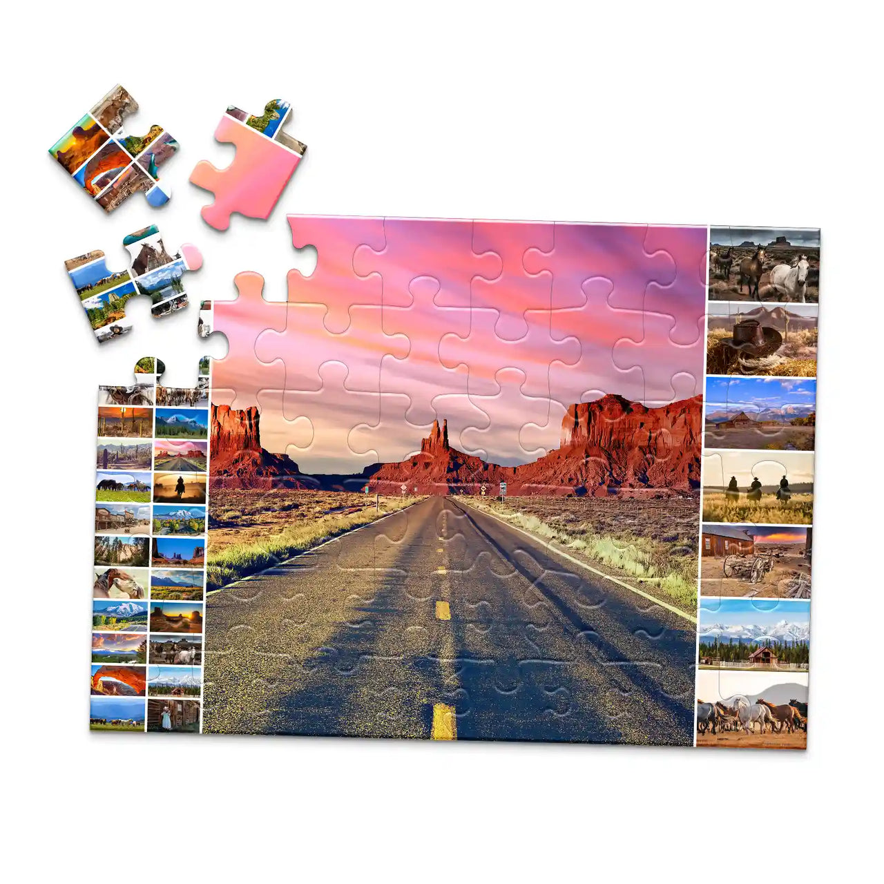 40 Collage Feature Photo Puzzle – Center 48 piece