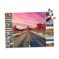 40 Collage Feature Photo Puzzle – Center 500 piece