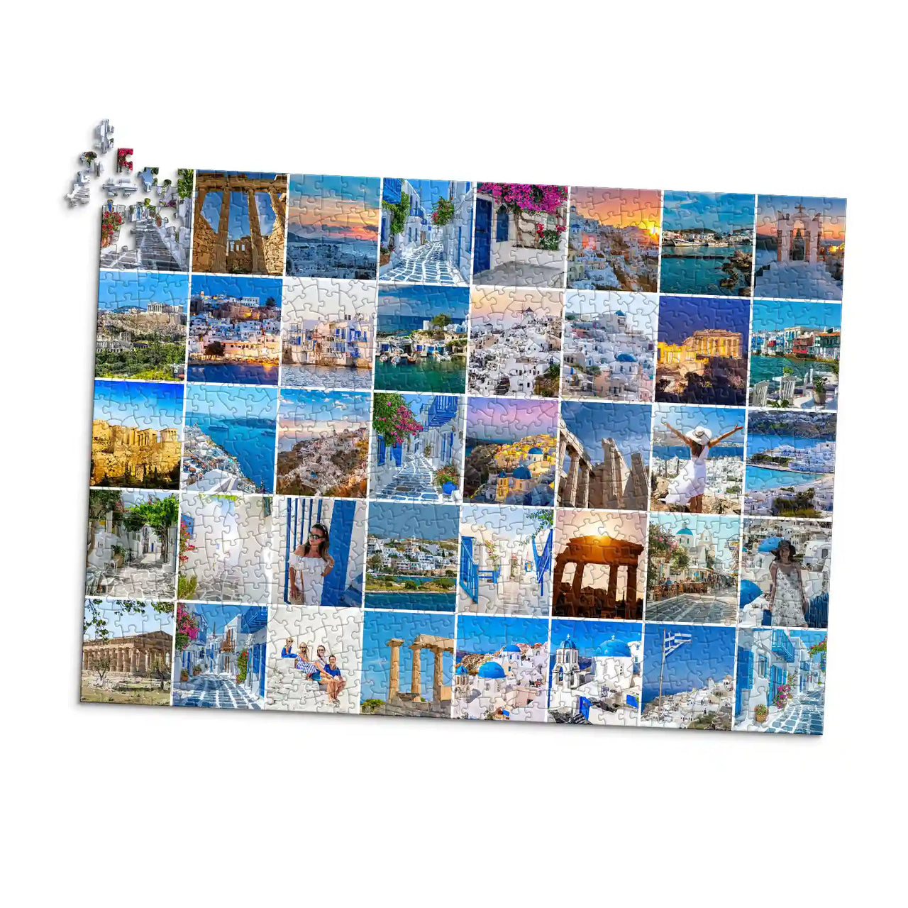 40 Collage Grid Photo Puzzle – Landscape | MakeYourPuzzles - 1000 piece
