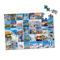 40 Collage Grid Photo Puzzle – Landscape | MakeYourPuzzles - 100 piece
