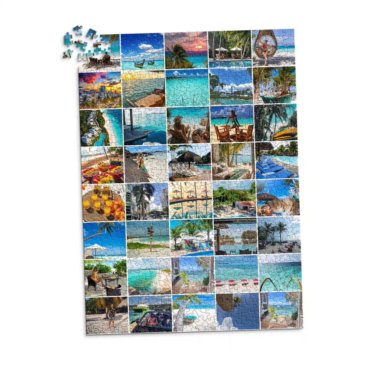 40 Collage Grid Photo Puzzle – Portrait | MakeYourPuzzles - 1000 piece