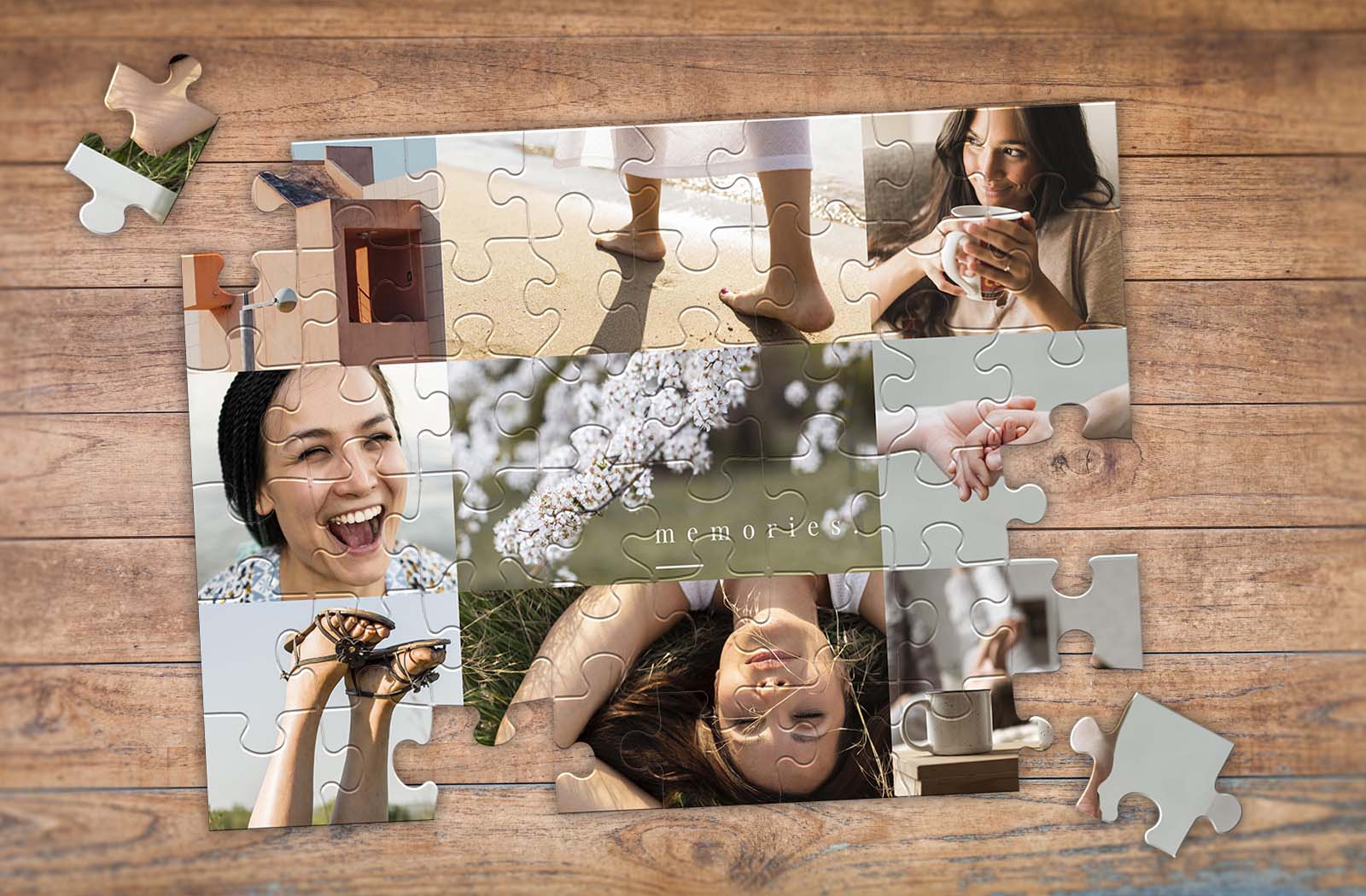 48 Piece Photo Collage Puzzle - Turn Your Photos into Jigsaw Puzzles