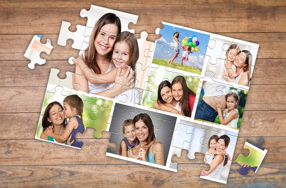 1000 piece Mother's Day personalized photo puzzle