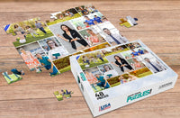 Thumbnail for 48 Piece Photo Collage Puzzle with Custom Puzzle Box | Family picture collage | MakeYourPuzzles | Premium Collage Photo Puzzles | Made in the USA