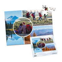 4 Collage Circle Photo Puzzle – Left - 100 piece and box