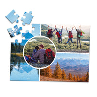 4 Collage Circle Photo Puzzle – Left - 48 piece