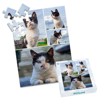 4 Collage Feature Left Photo Puzzle – Panorama - 48 piece and box