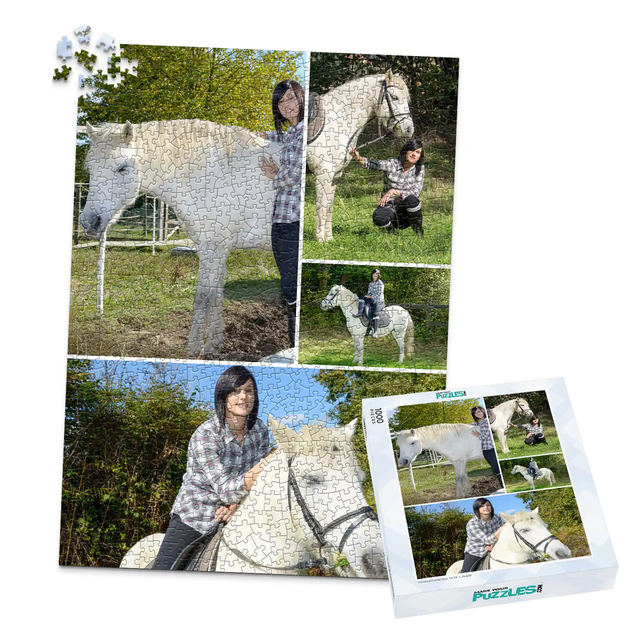 4 Collage Gallery Photo Puzzle – Panorama - 1000 piece and box