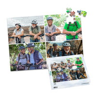 4 Collage Square Photo Puzzle – Grid - 100 piece and box