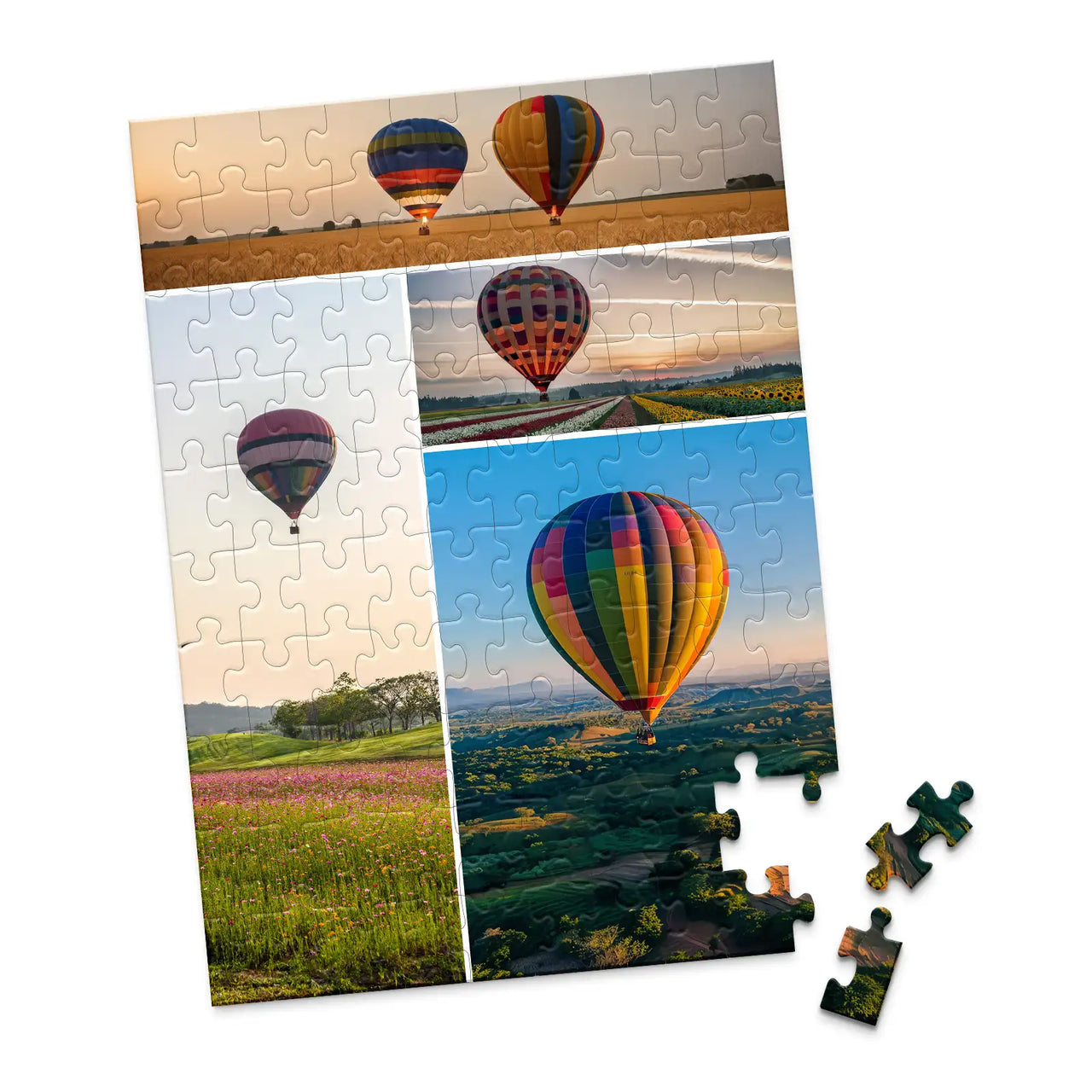 4 Collage Banner Mosaic Photo Puzzle - 100 piece