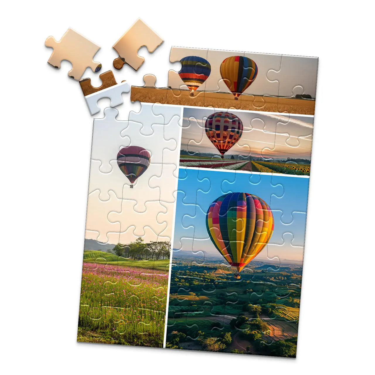 4 Collage Banner Mosaic Photo Puzzle - 48 piece