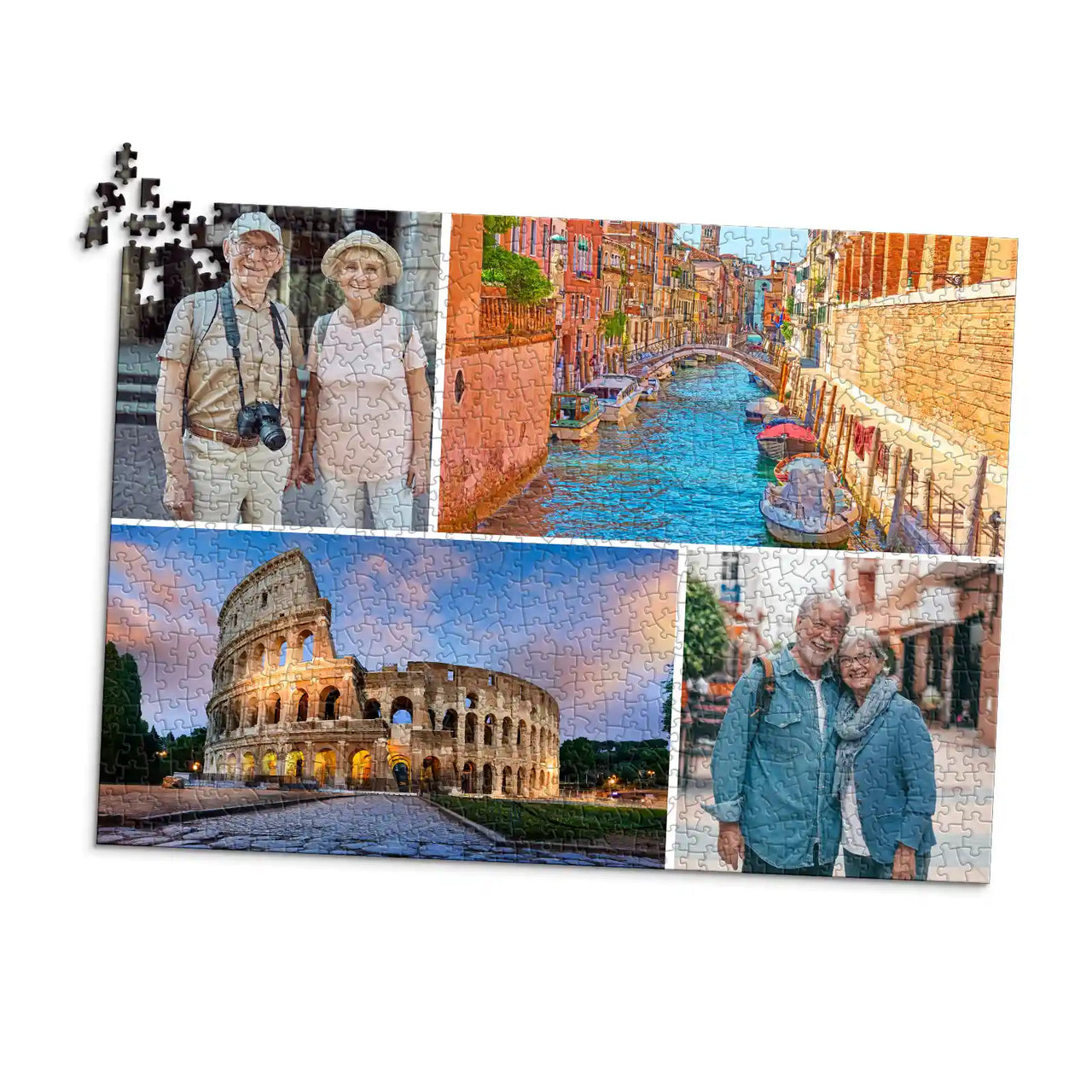 4 Collage Mixed Photo Puzzle – Grid - 1000 piece