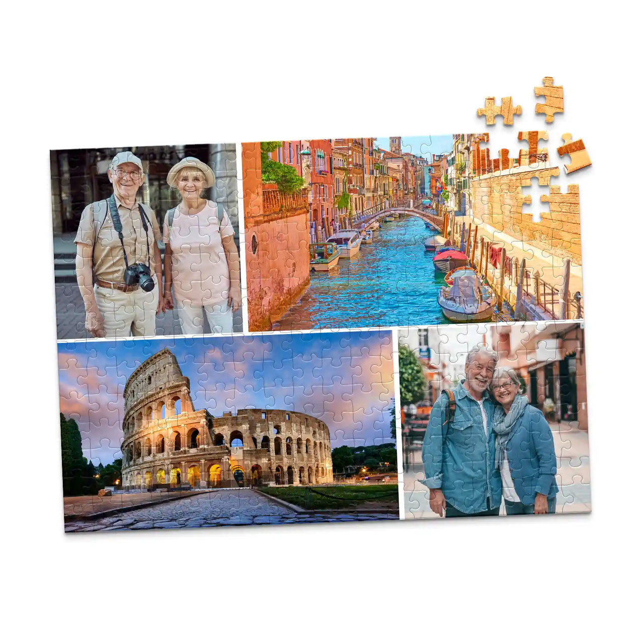 4 Collage Mixed Photo Puzzle – Grid - 252 piece