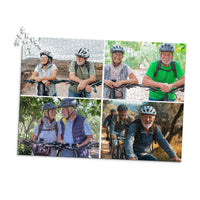 4 Collage Square Photo Puzzle – Grid - 1000 piece