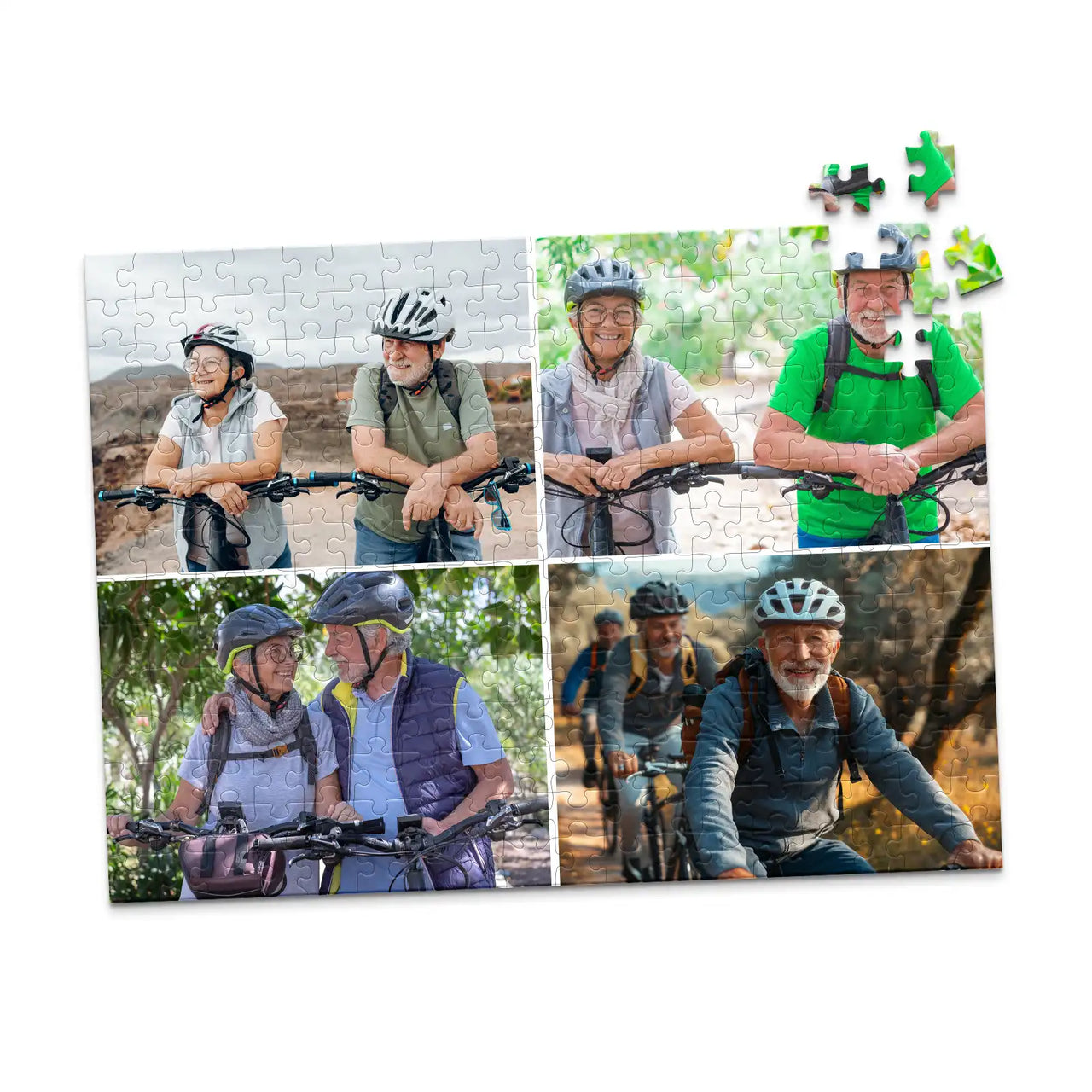 4 Collage Square Photo Puzzle – Grid - 252 piece