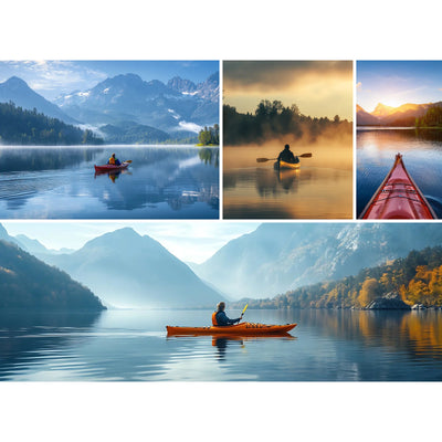4 Collage Trio Photo Puzzle – Panorama