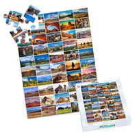 50 Collage Grid Photo Puzzle – Portrait - 48 piece and box