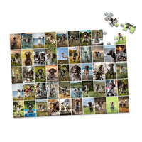 50 Collage Grid Photo Puzzle – Landscape | MakeYourPuzzles - 100 piece