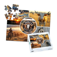 5 Collage Circle Photo Puzzle – Center - 48 piece and box