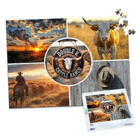 5 Collage Circle Photo Puzzle – Center - 500 piece and box