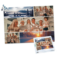 5 Collage Mosaic Photo Puzzle - 1000 piece and box
