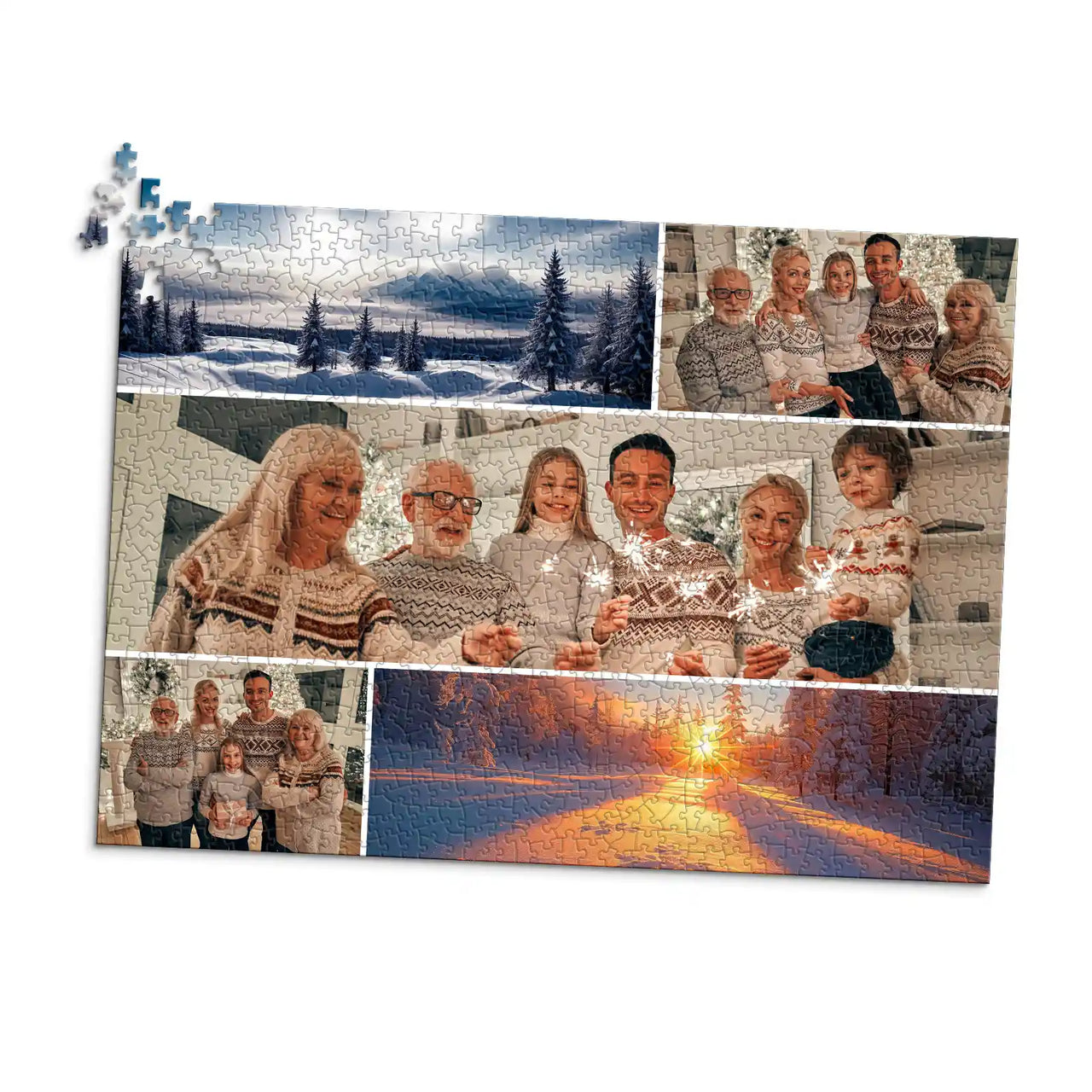 5 Collage Mosaic Photo Puzzle - 1000 piece