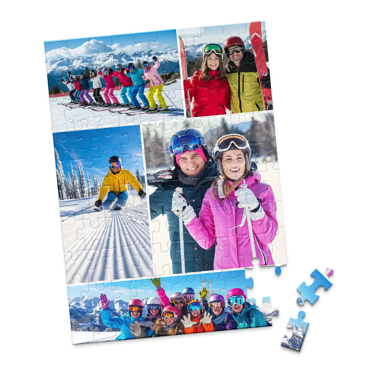 5 Collage Mosaic Photo Puzzle – Portrait - 100 piece