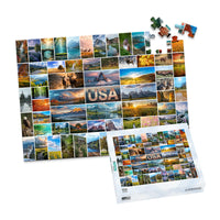 65 Collage Grid Photo Puzzle – Landscape - 100 piece and box