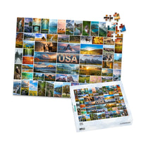 65 Collage Grid Photo Puzzle – Landscape - 252 piece and box