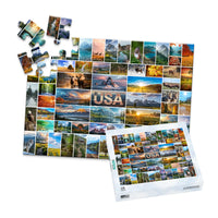65 Collage Grid Photo Puzzle – Landscape - 48 piece and box