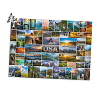65 Collage Grid Photo Puzzle – Landscape - 1000 piece