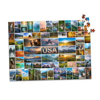 65 Collage Grid Photo Puzzle – Landscape - 500 piece