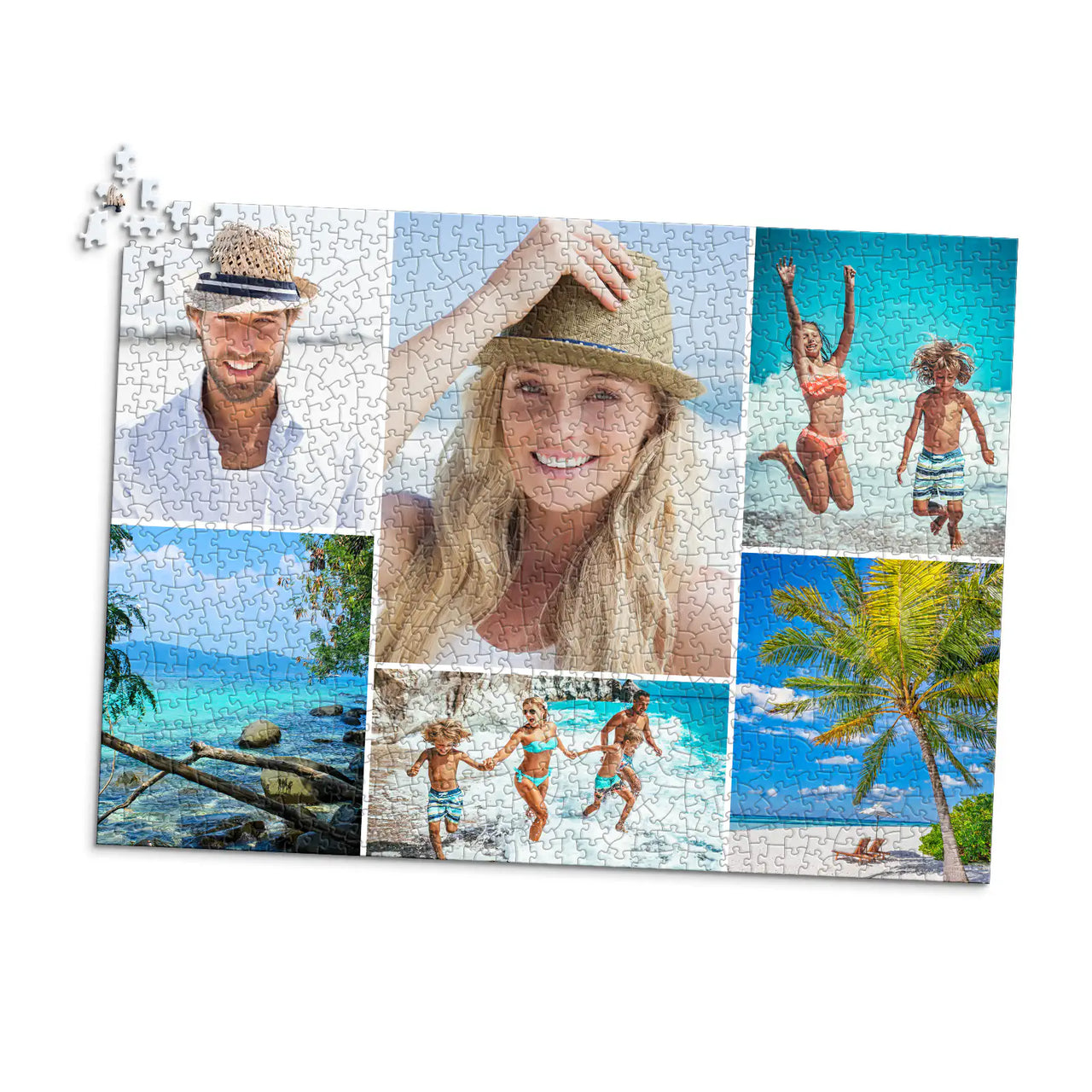 6 Collage Mosaic Photo Puzzle – Landscape - 1000 piece