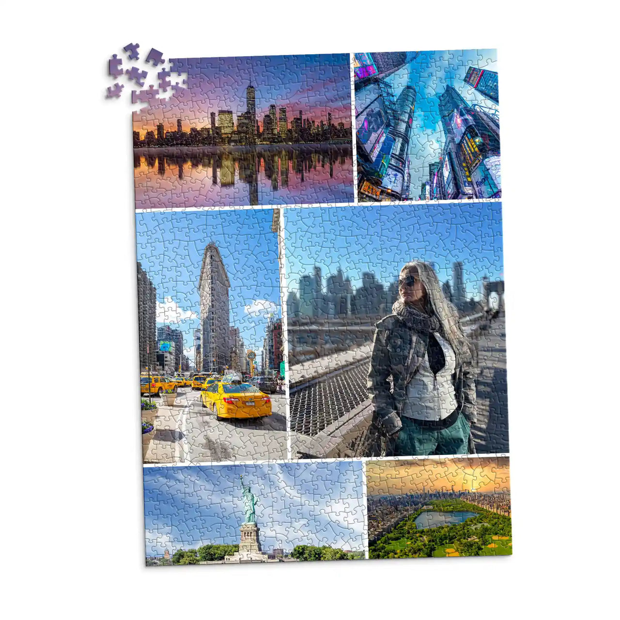 6 Collage Mosaic Photo Puzzle – Portrait - 1000 piece