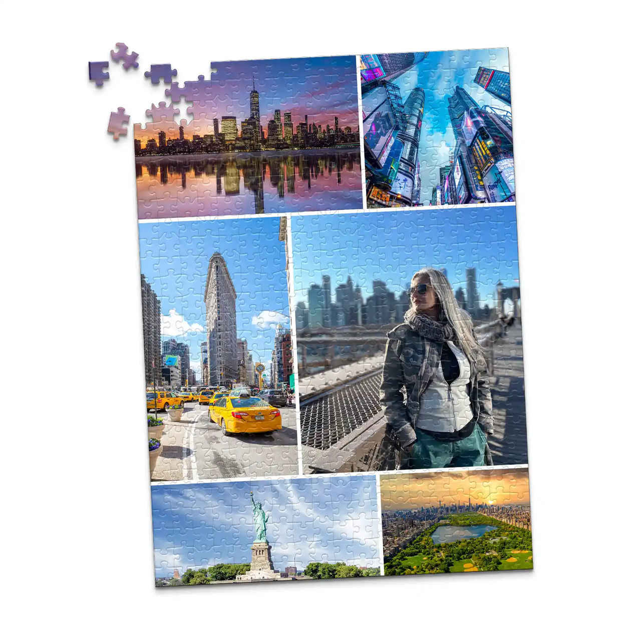 6 Collage Mosaic Photo Puzzle – Portrait - 500 piece