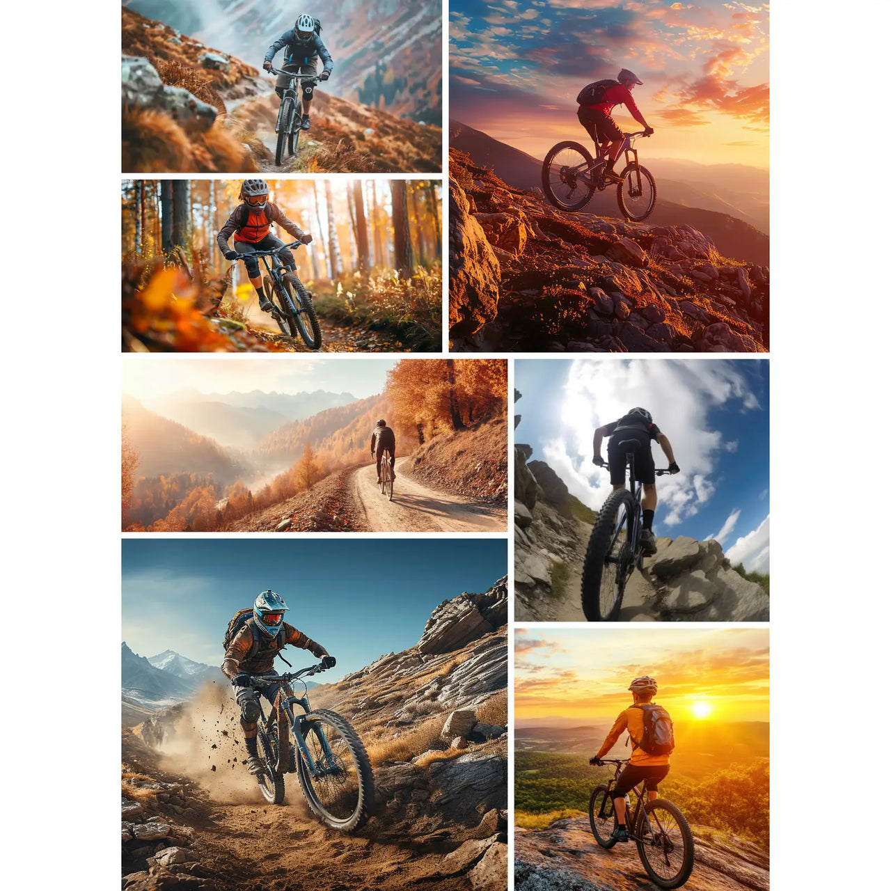 7 Collage Grid Photo Puzzle – Portrait