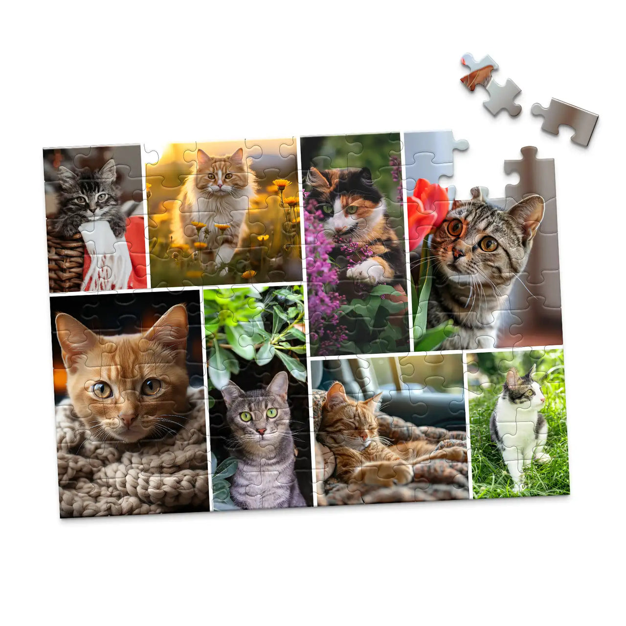 8 Collage Mosaic Photo Puzzle – Landscape - 100 piece