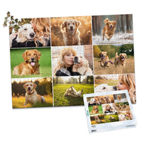 9 Collage Grid Photo Puzzle – Landscape - 1000 piece and box