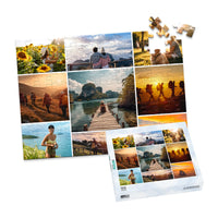 9 Collage Mosaic Photo Puzzle – Landscape - 100 piece and box