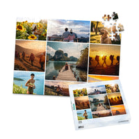 9 Collage Mosaic Photo Puzzle – Landscape - 252 piece and box