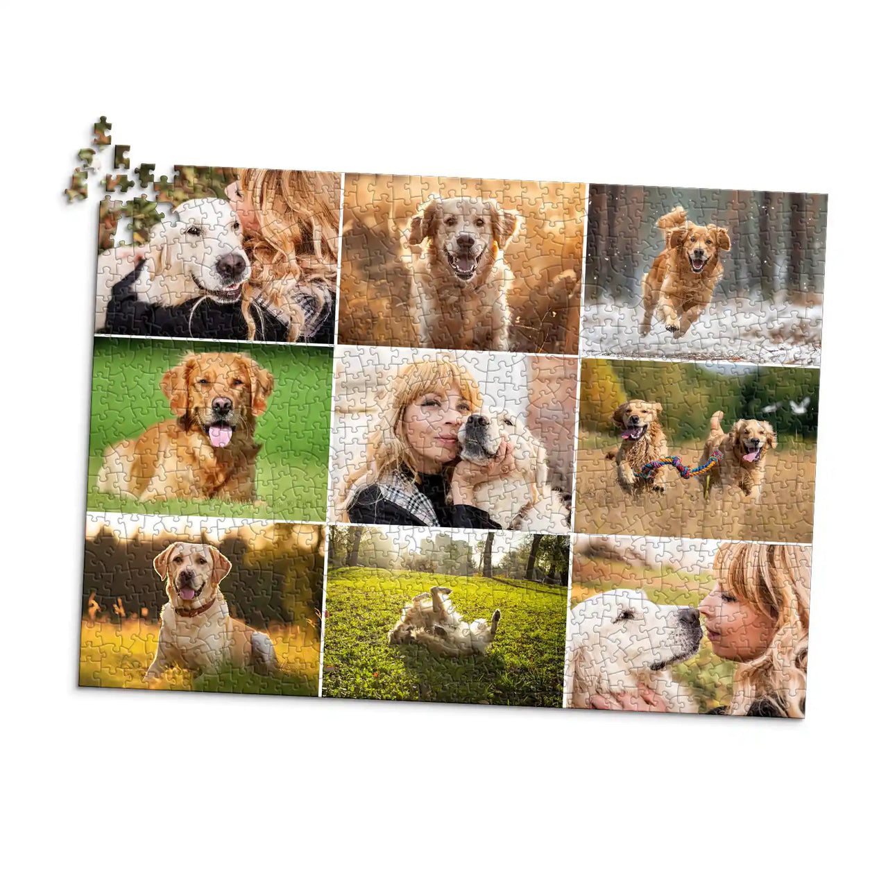 9 Collage Grid Photo Puzzle – Landscape - 1000 piece