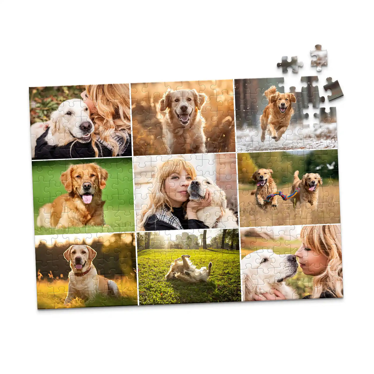 9 Collage Grid Photo Puzzle – Landscape - 252 piece